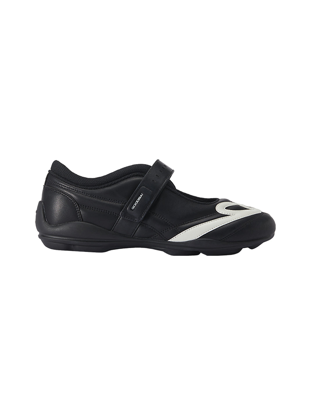 GOODBAI | Hybrid Soccer Ballet Velcro Leather Trainer-Black - PSYLOS 1, GOODBAI | Hybrid Soccer Ballet Velcro Leather Trainer-Black, Women's Shoes, GOODBAI, PSYLOS 1